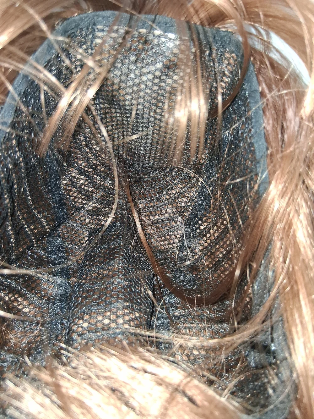 Source Unknown Brown Straight Bob Wig with Bangs